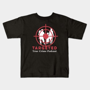 Targeted Logo (for black background only) Kids T-Shirt